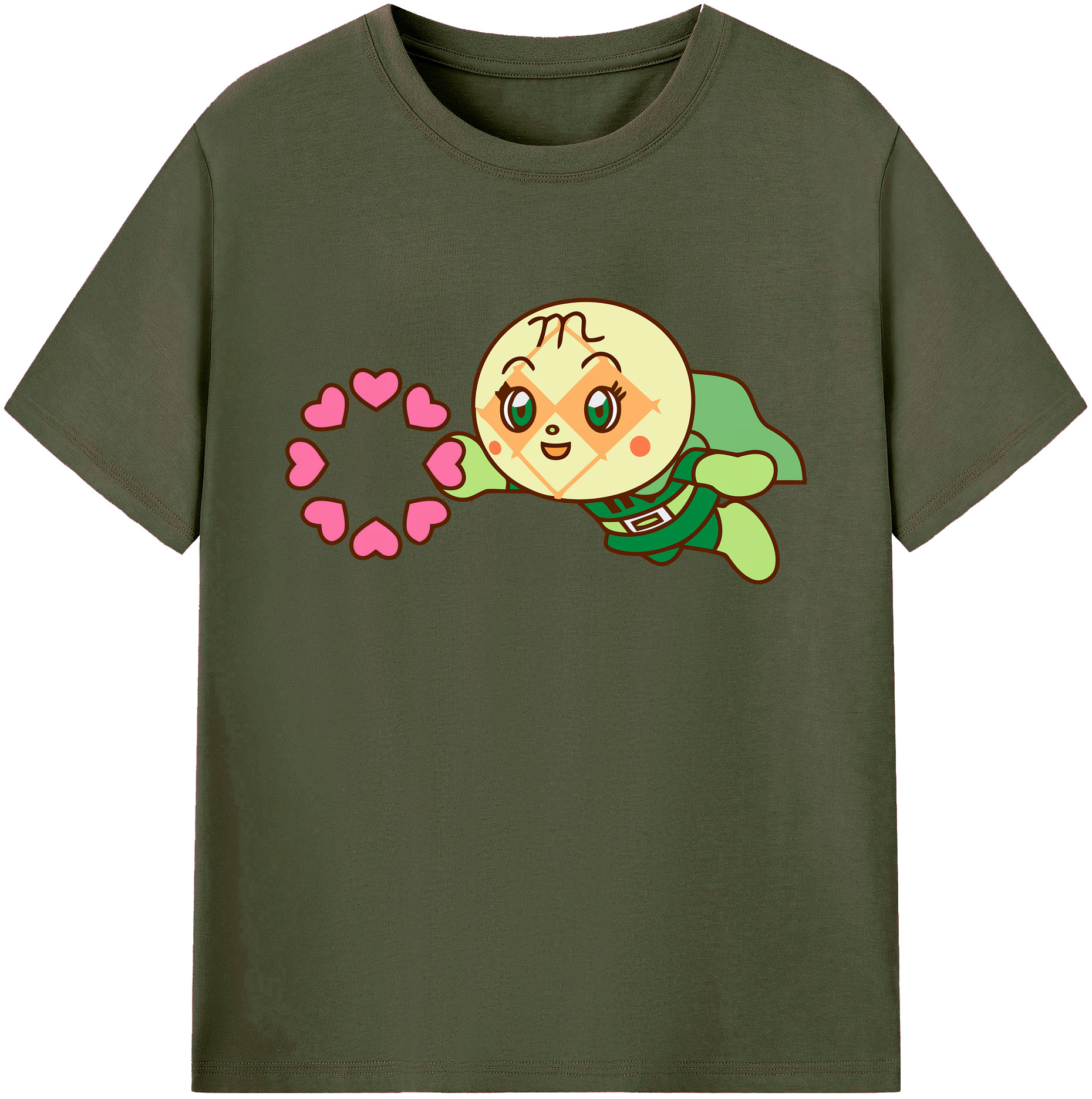 （画像用） アンパンマン Anpanman 綿100％ メンズ半袖Tシャツ｜肌触りやわらか＆通気性